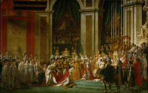 The Coronation of Napoleon by Jacques Louis David